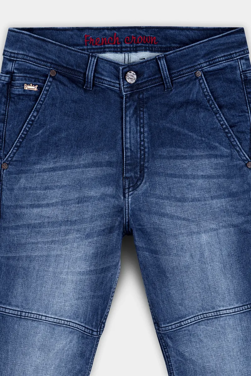 Dianne Blue Whiskering Wash Denim 4