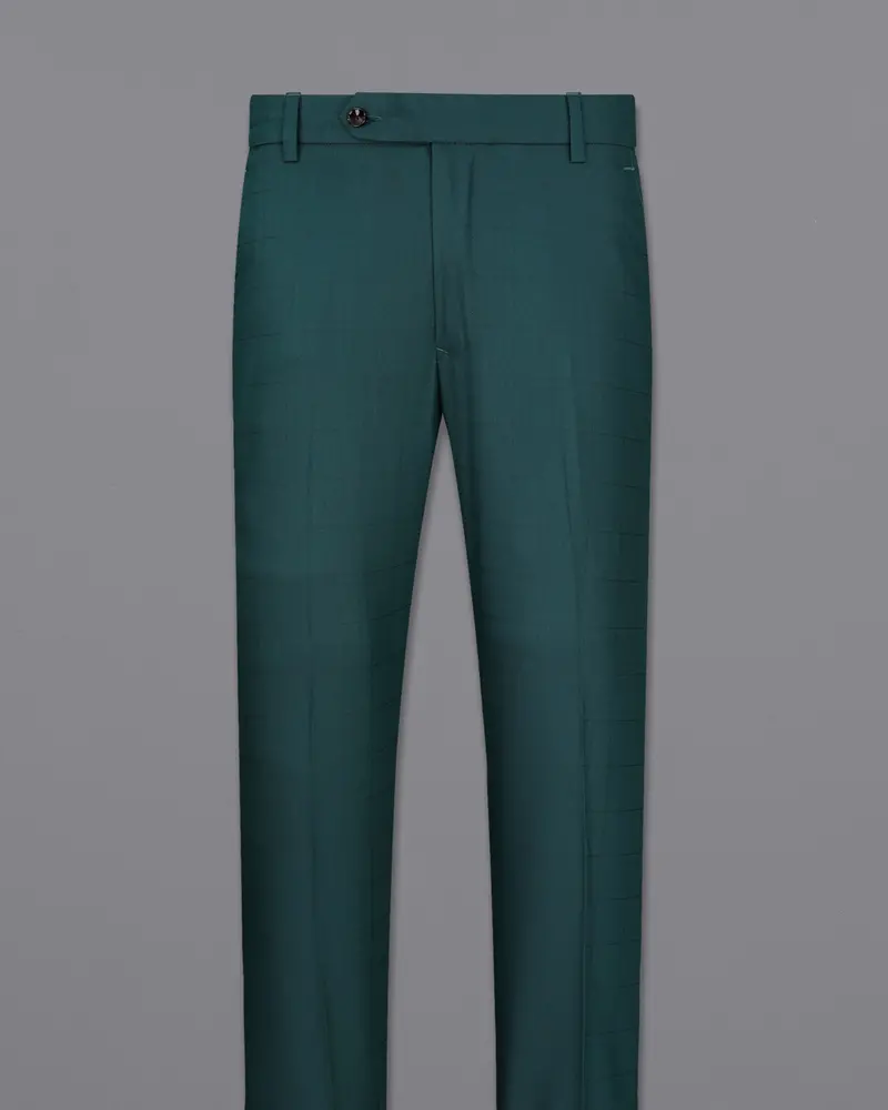 Dianne Green Plaid Pant 4