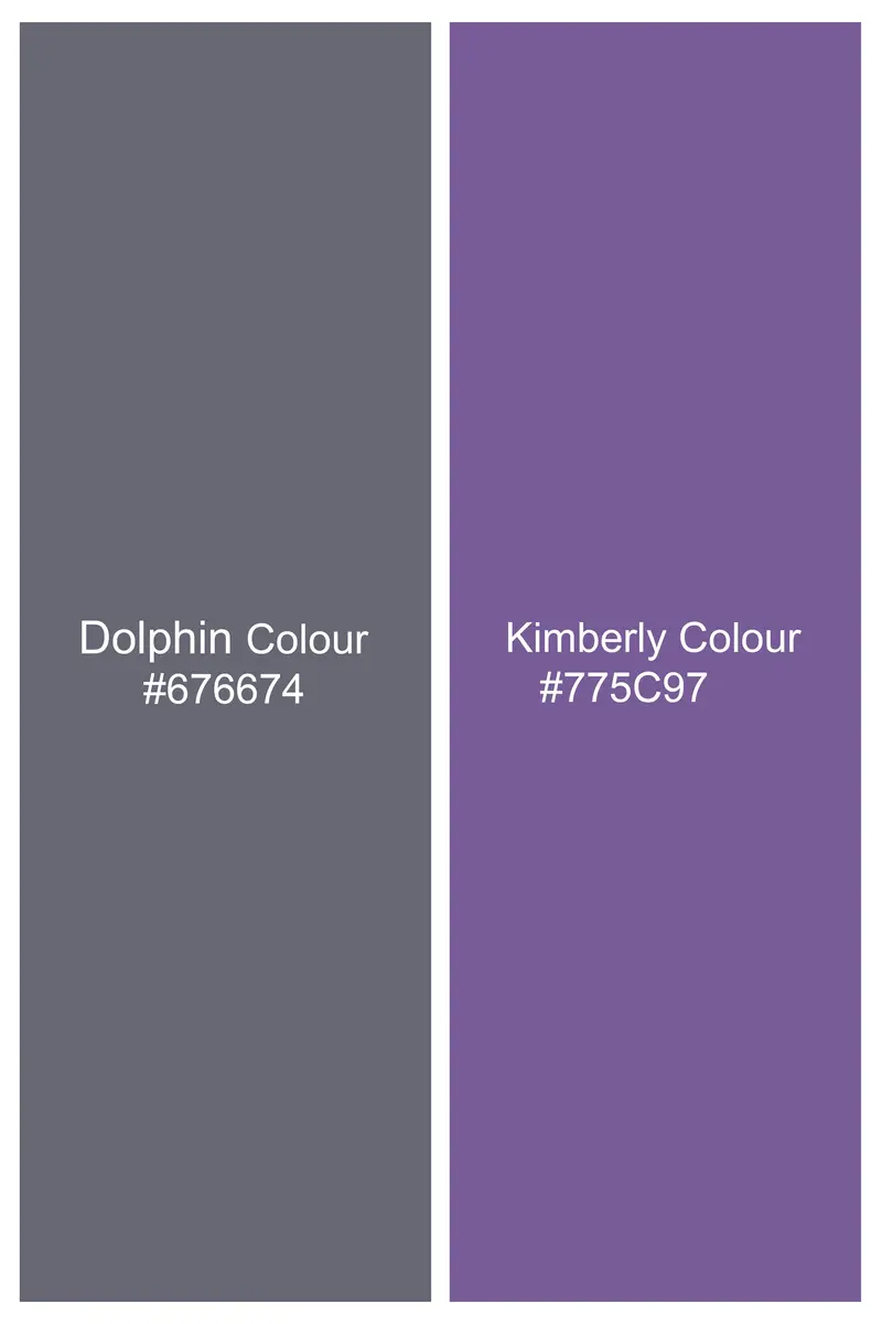 Dolphin Blue Multicolor Striped Dobby Textured Premium Giza Cotton Shirt 7