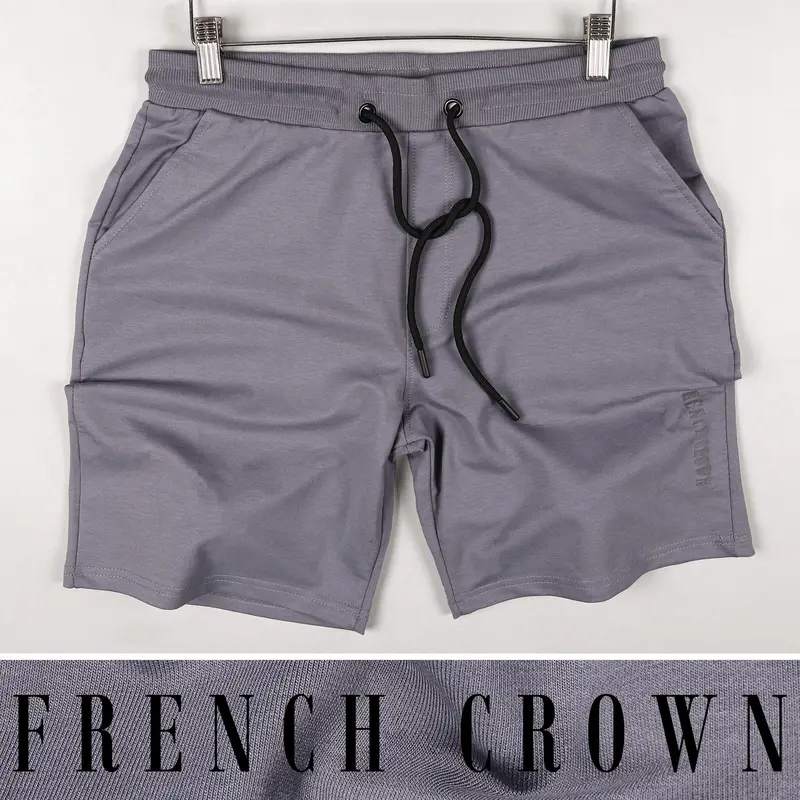 Dolphin Gray Premium Cotton Swim Shorts 1