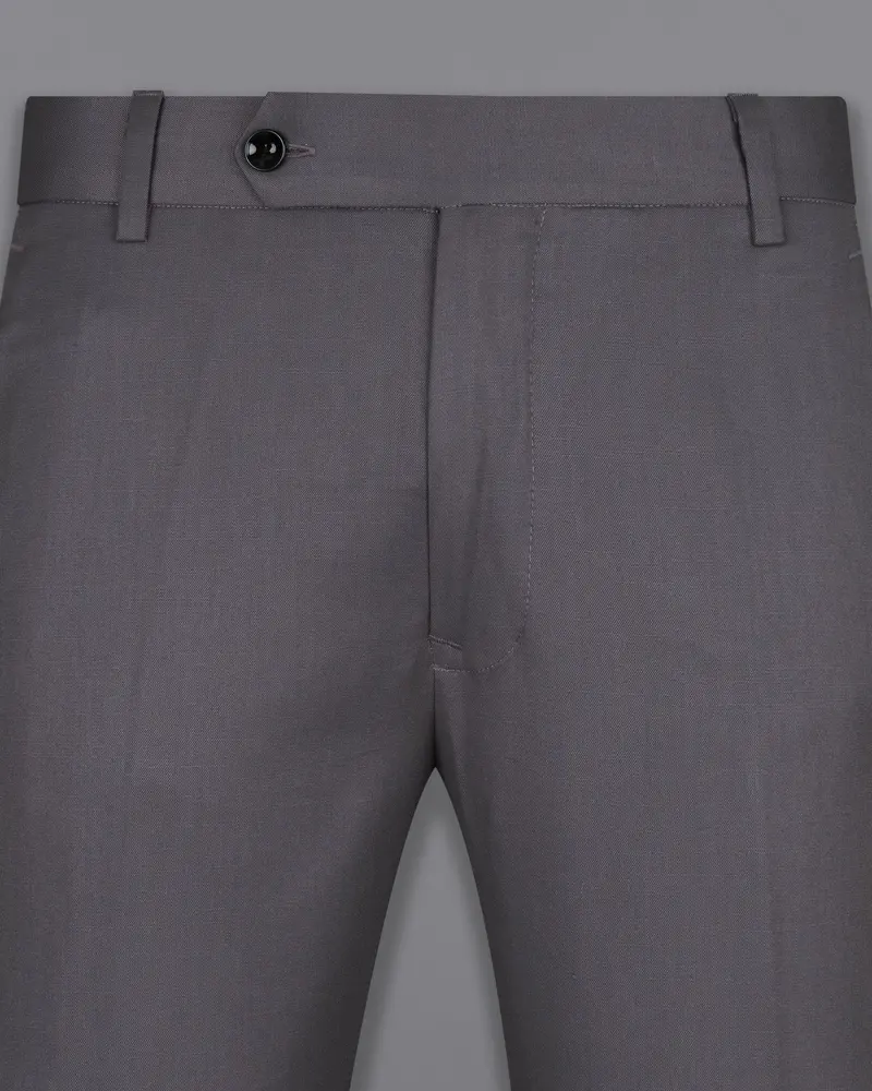 Dolphin Grey Wool Rich Pant 2