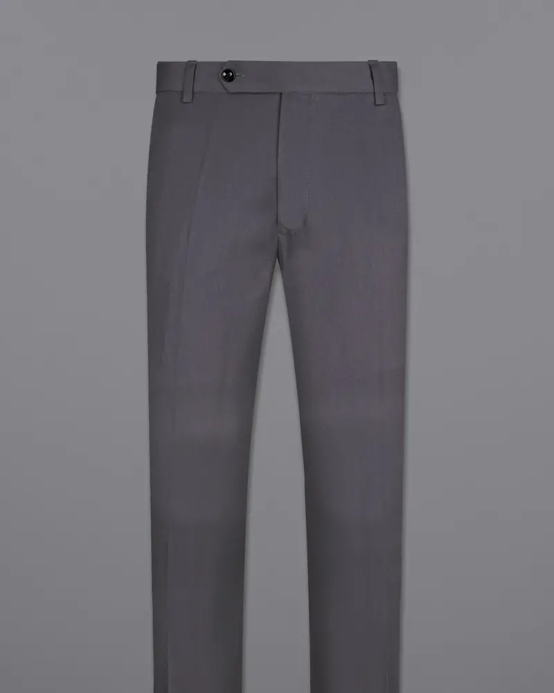 Dolphin Grey Wool Rich Pant 4