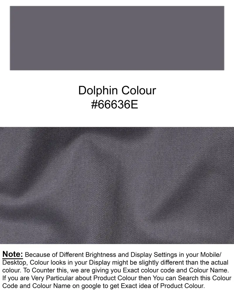 Dolphin Grey Wool Rich Waistcoat 7