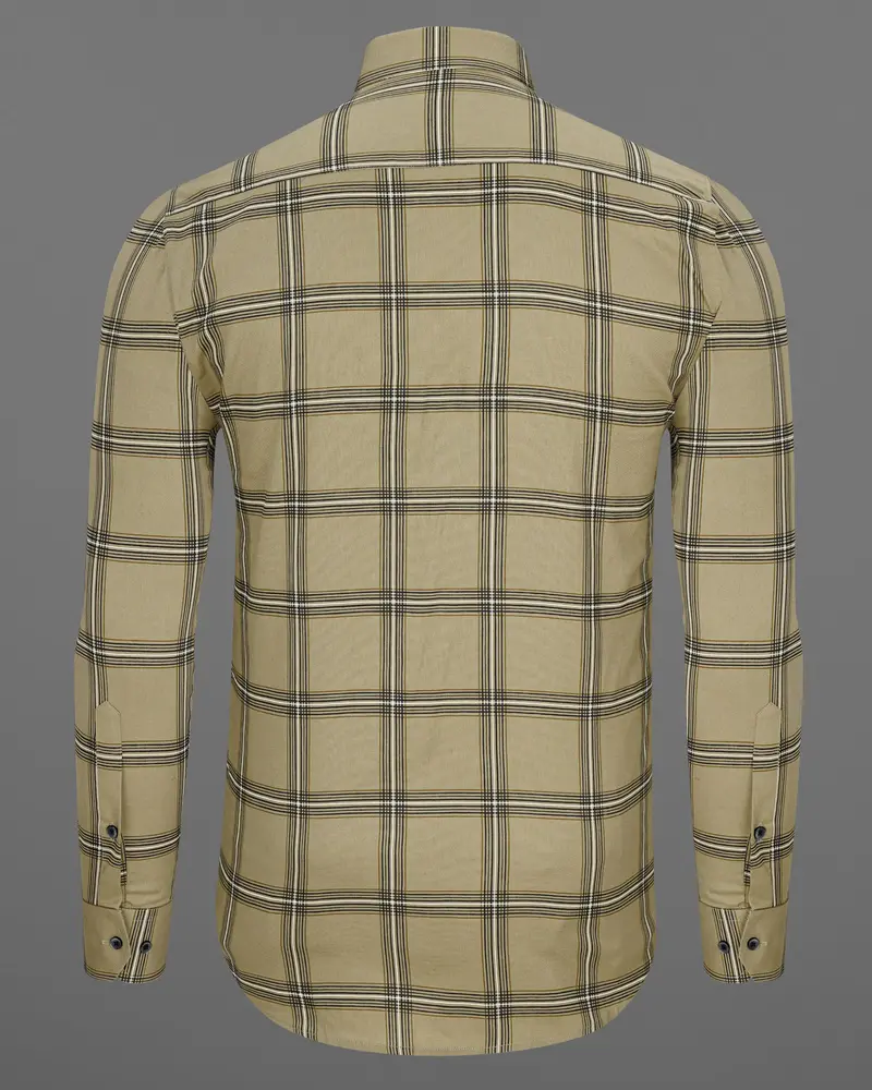 Domino Brown Plaid Royal Oxford Shirt 6