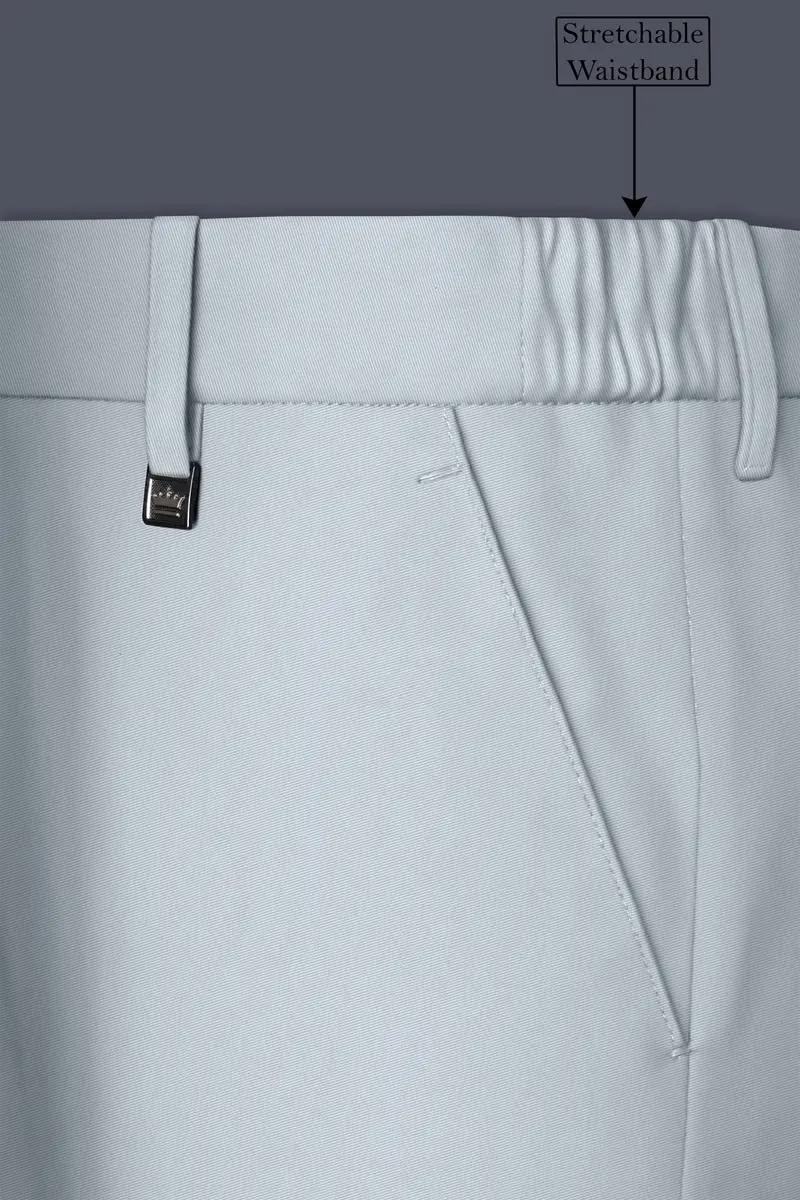 Dorian-Chalice Gray Slight Stretch Subtle Sheen Poly-Viscose Double Breasted Suit 14