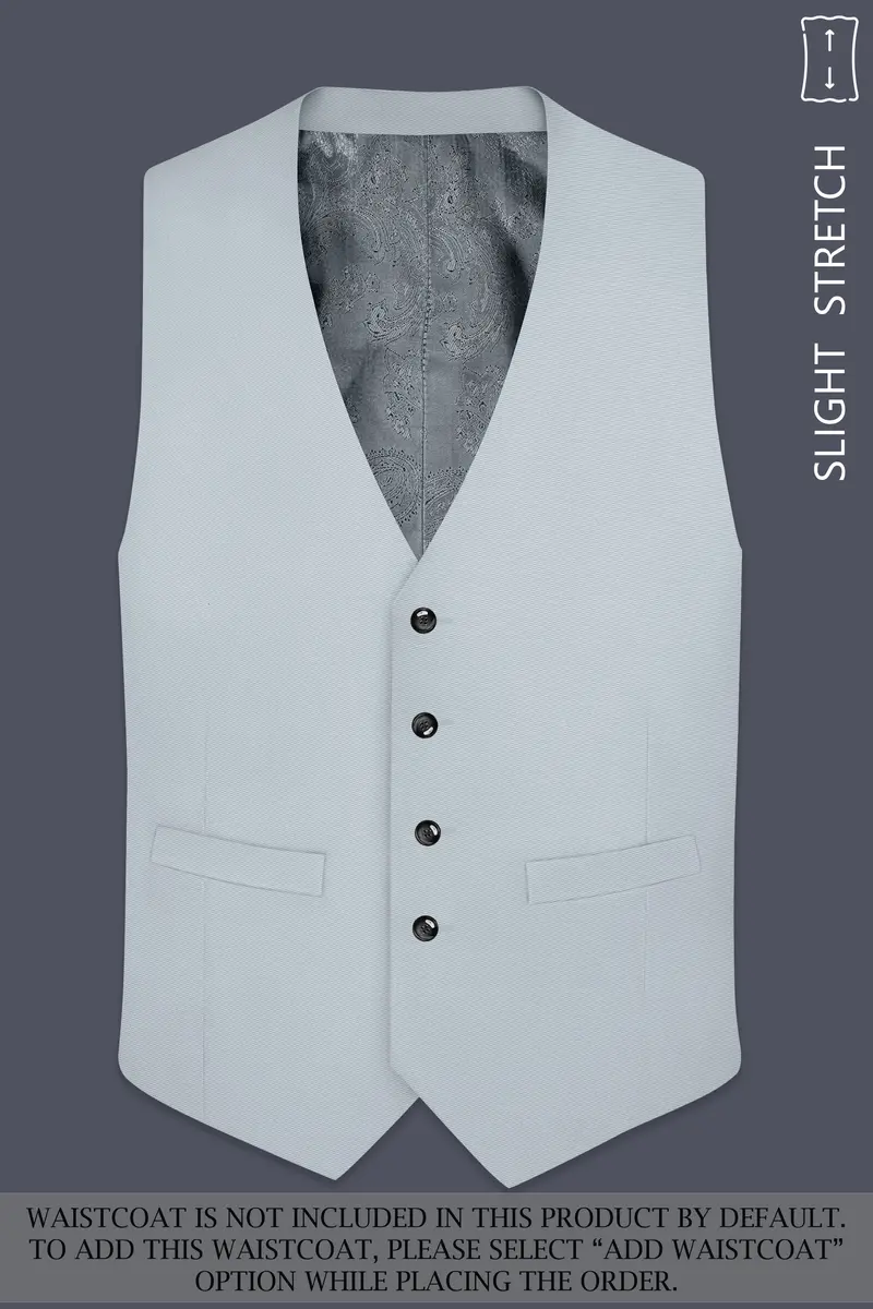 Dorian-Chalice Gray Slight Stretch Subtle Sheen Poly-Viscose Double Breasted Suit 15