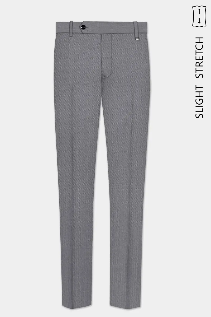 Dorian-Friar Gray Solid Wool Rich Slight Stretch Waistband Pant 2