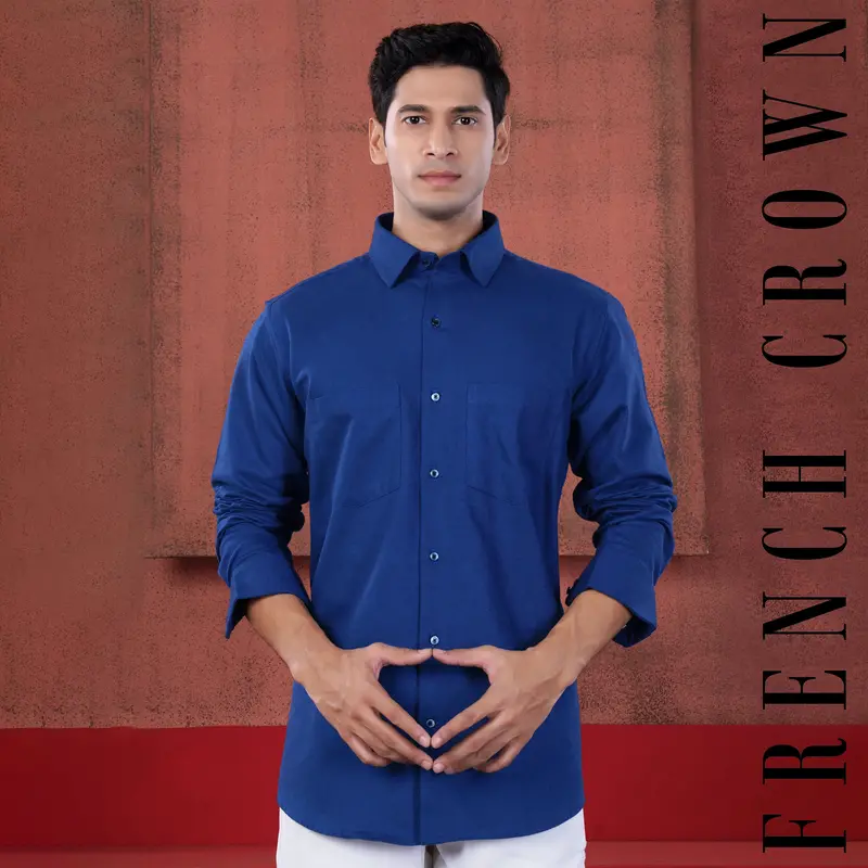 Downriver Blue Flannel Shirt 1