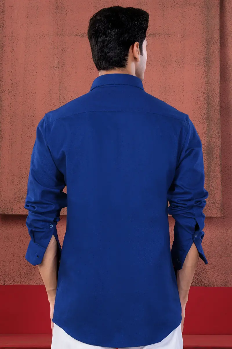 Downriver Blue Flannel Shirt 9