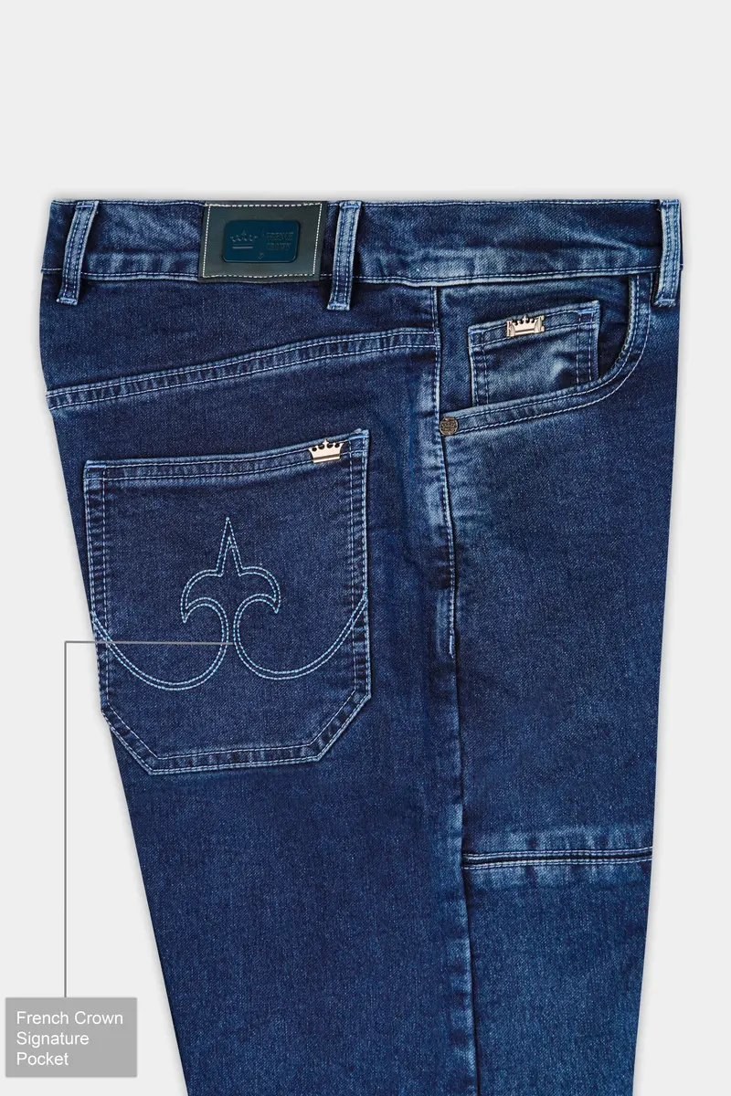 Downriver Blue Rinse Washed Designer Denim 7