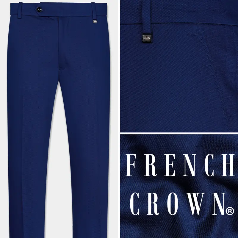 Downriver Blue Wool Rich Pant 1