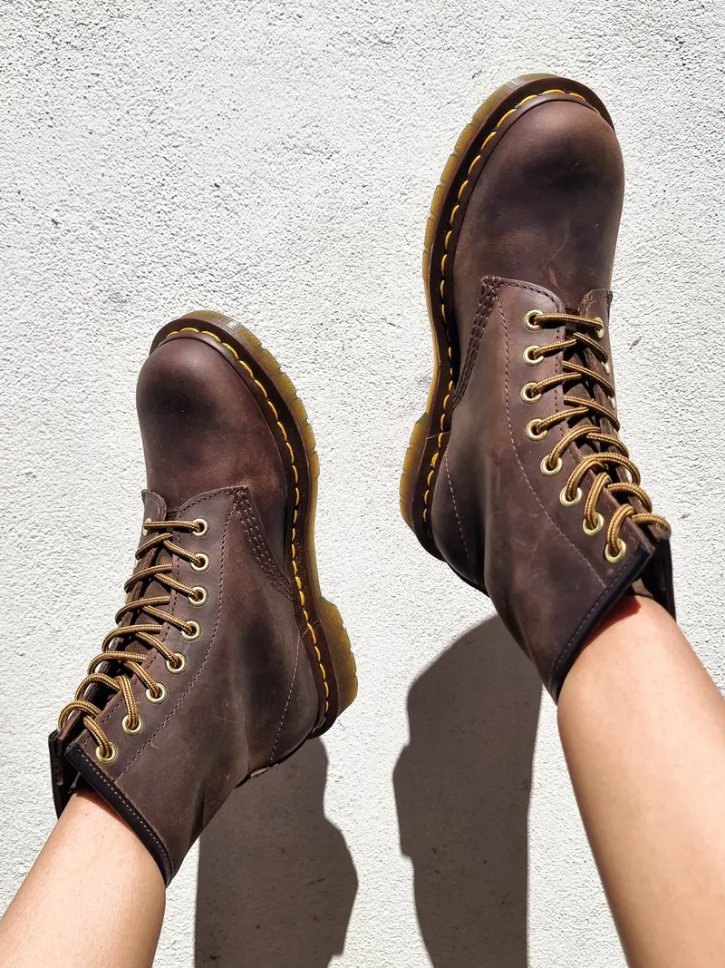 Dr. Martens 1460 Aztec Crazy Horse Brown 11