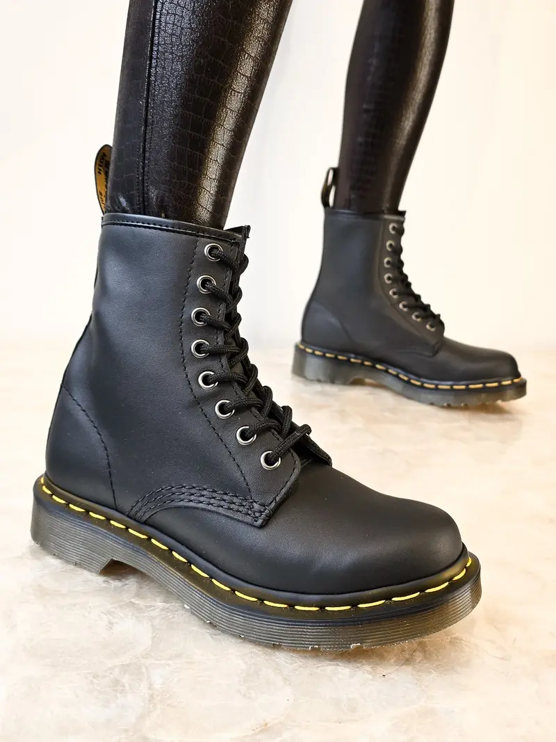 Dr. Martens 1460 Black Nappa 1