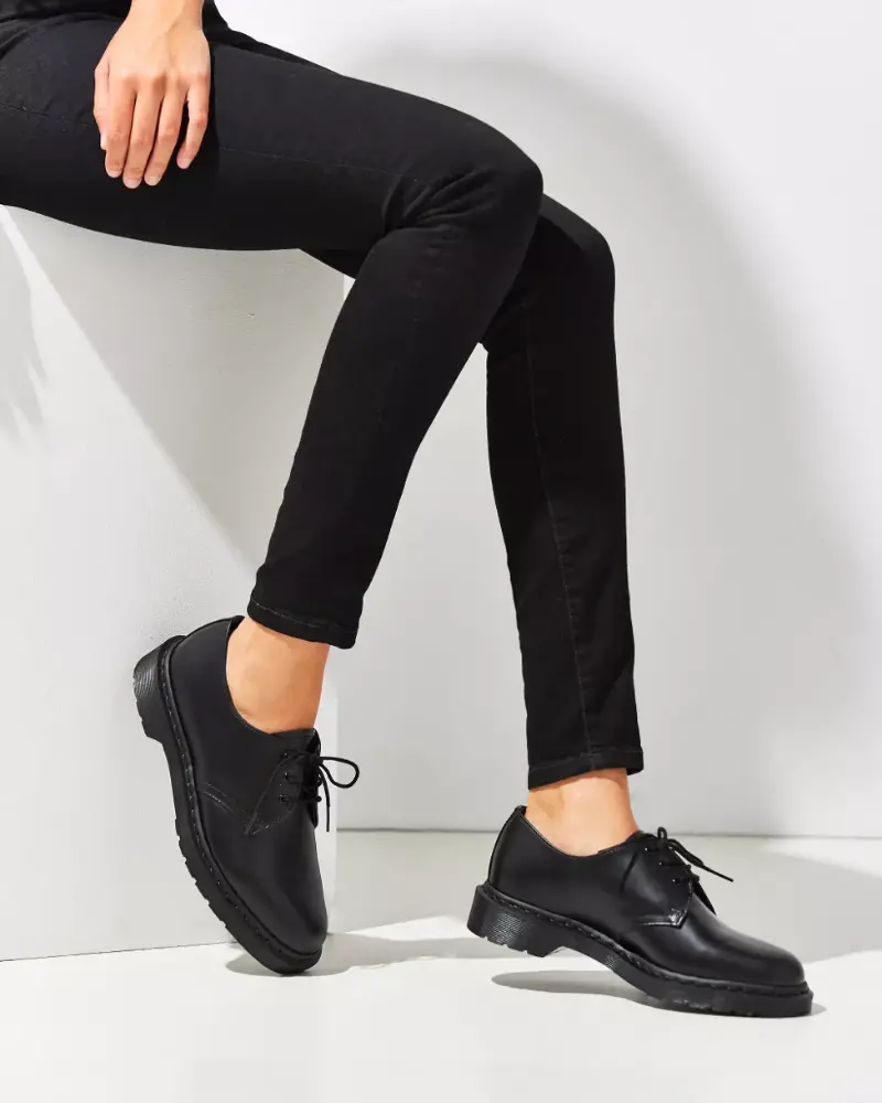 Dr. Martens 1461 Black Smooth Mono 1