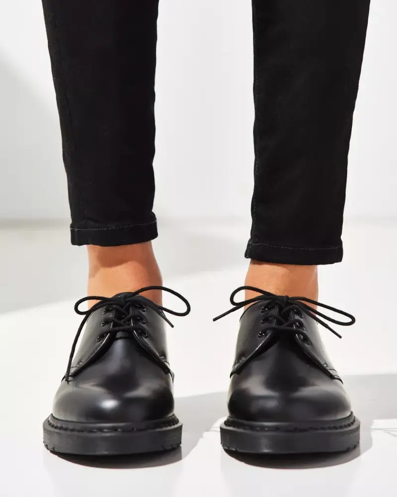 Dr. Martens 1461 Black Smooth Mono 3