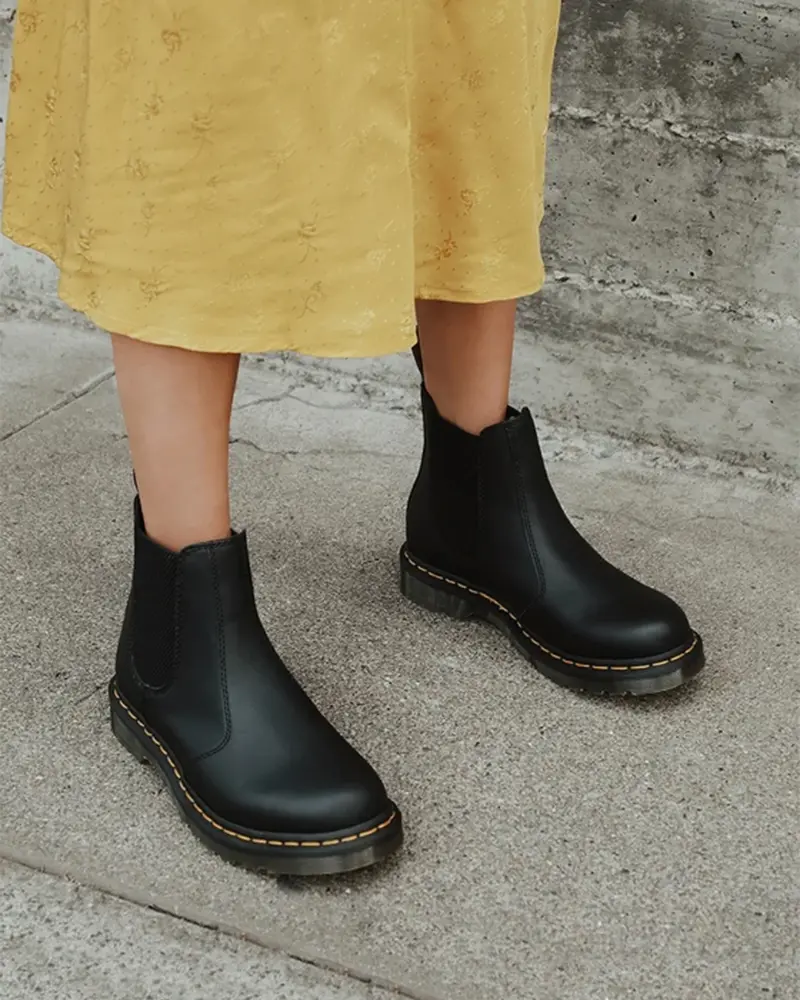 Dr. Martens 2976 Black Nappa 1