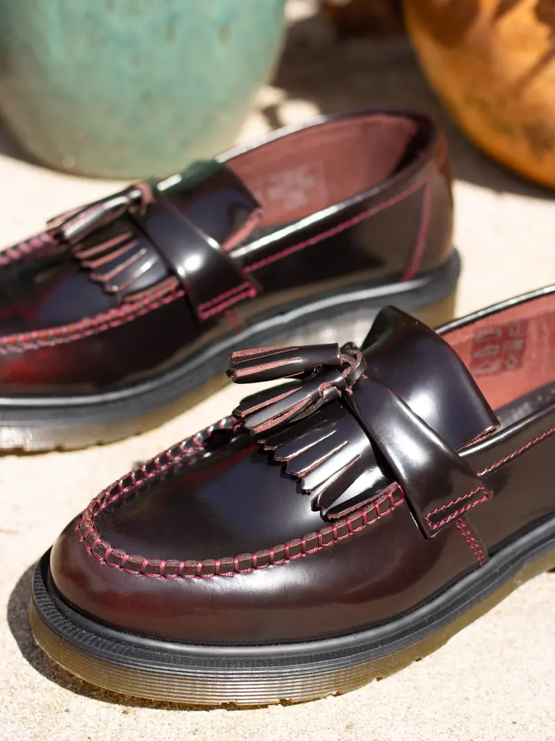 Dr. Martens Adrian Cherry Red Arcadia 3