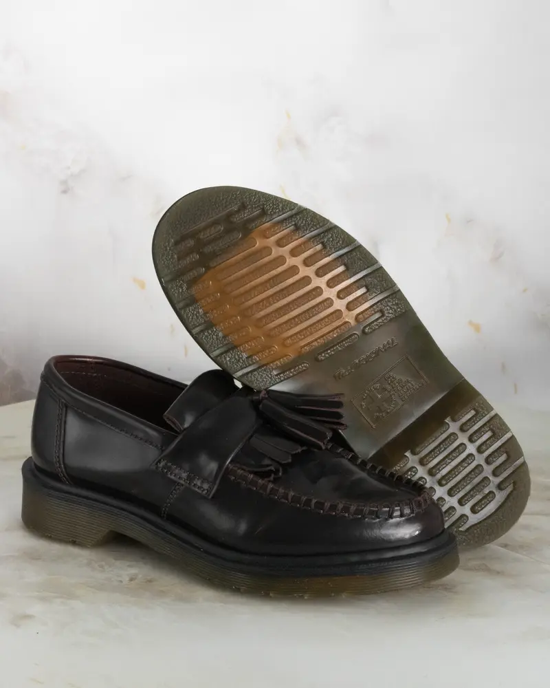Dr. Martens Adrian Cherry Red Arcadia Uk 4 - Pre-Loved 1