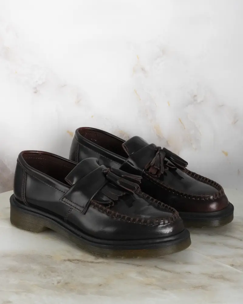 Dr. Martens Adrian Cherry Red Arcadia Uk 4 - Pre-Loved 2