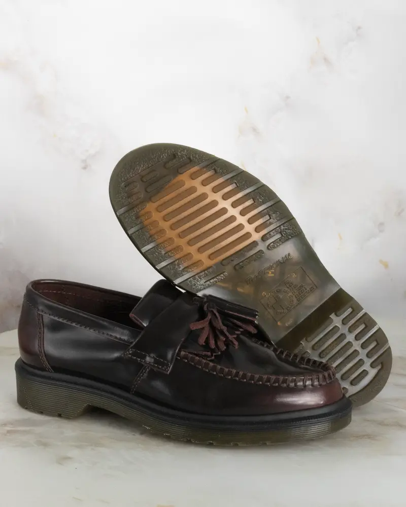 Dr. Martens Adrian Cherry Red Arcadia Uk 5 - Pre-Loved 1