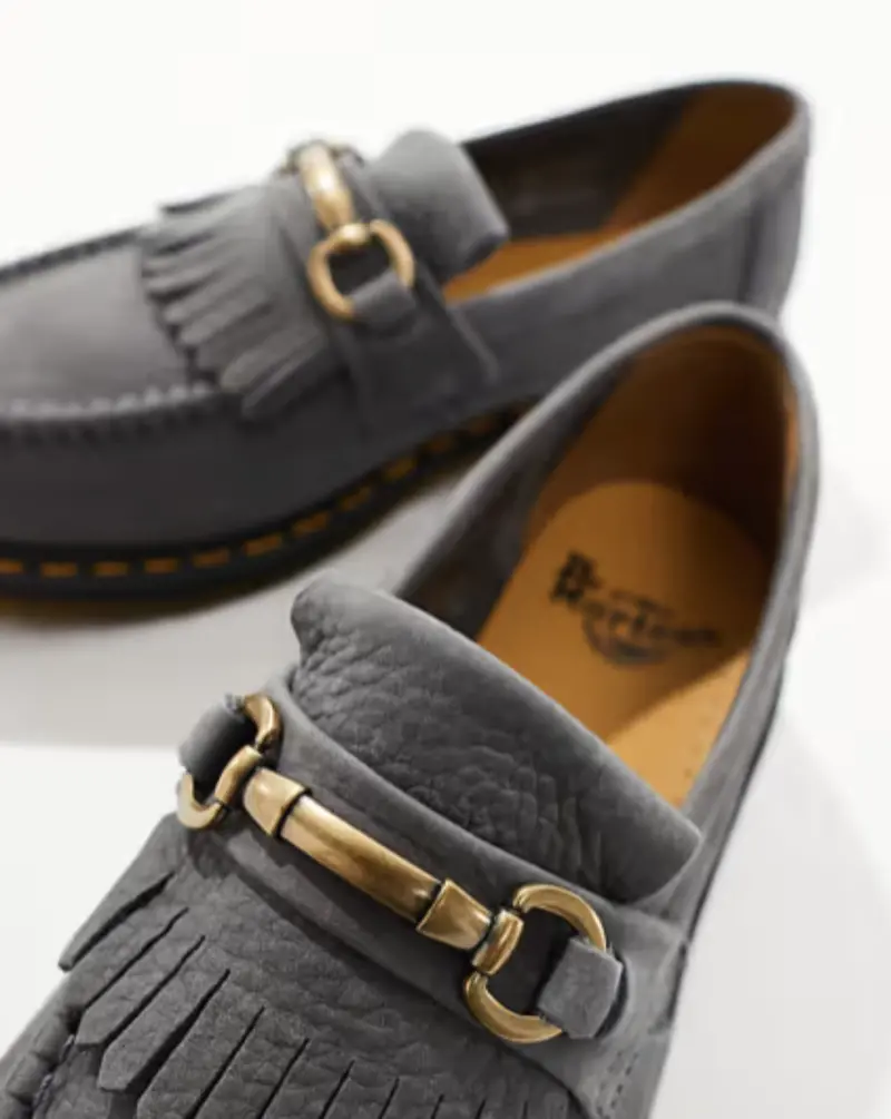 Dr. Martens Adrian Snaffle Washed Denim 1