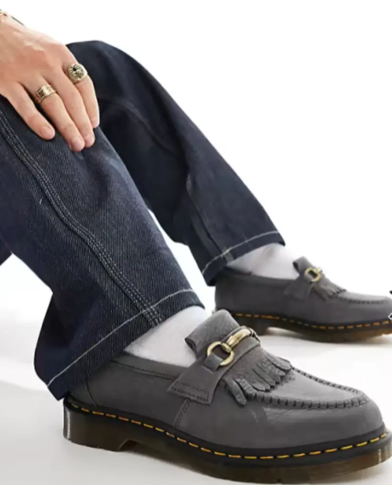 Dr. Martens Adrian Snaffle Washed Denim 2