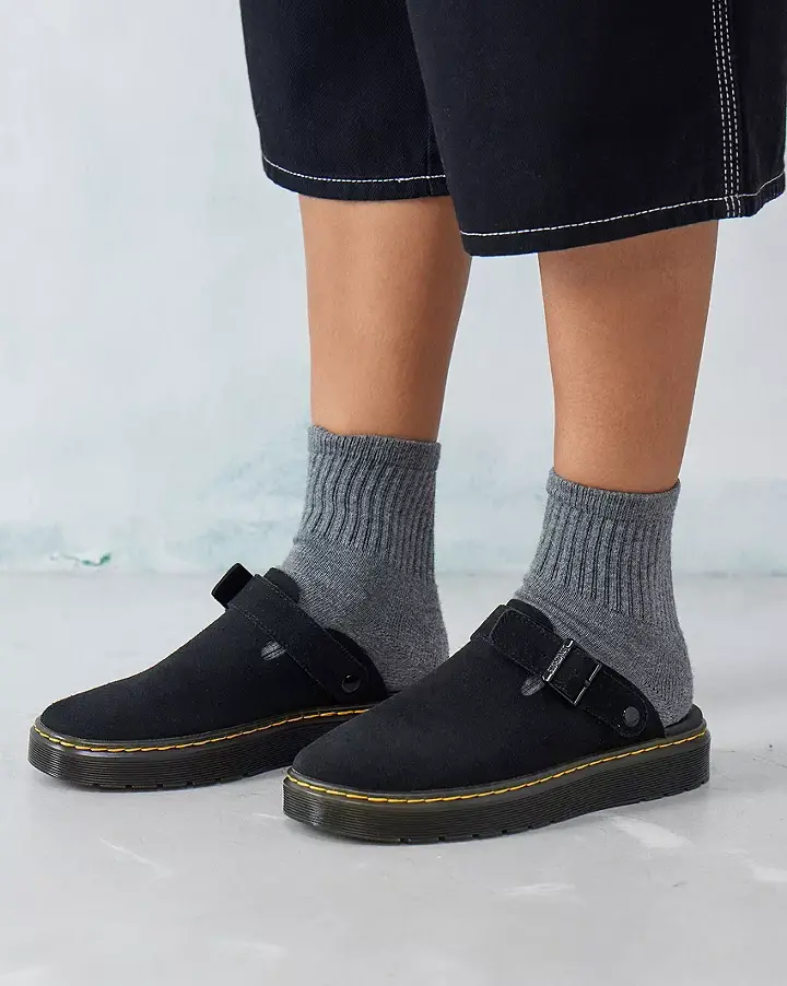Dr. Martens Carlson Black Suede 1