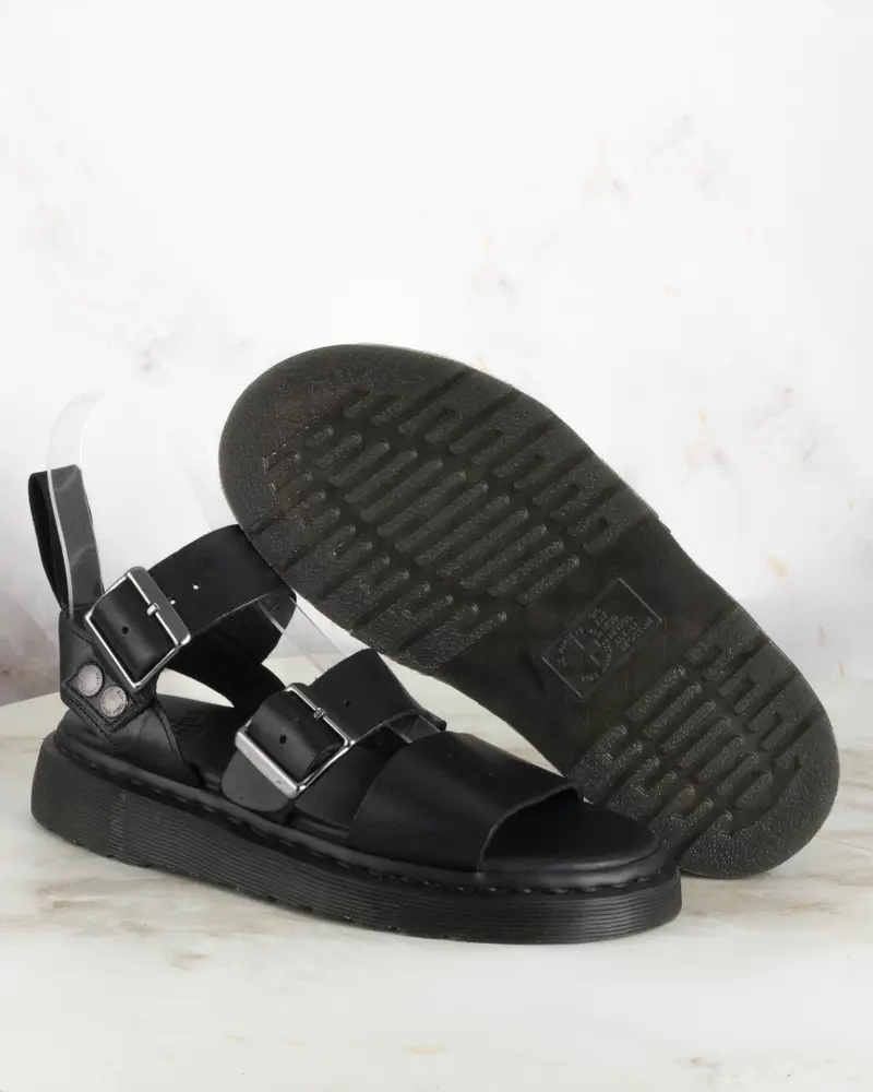 Dr. Martens Gryphon Black Brando Uk 4 - Pre-Loved 1