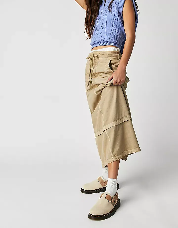 Dr. Martens Jorge Ii Beige Suede Slingback Mule 11