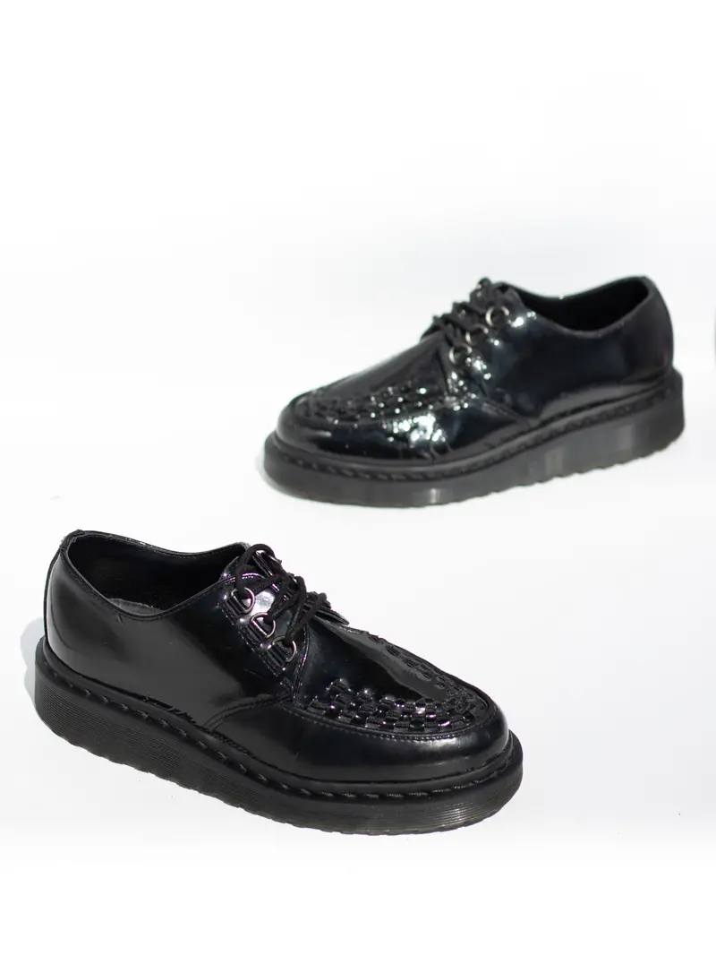 Dr. Martens Ramsey Black Patent Uk 5 - Pre-Loved 1