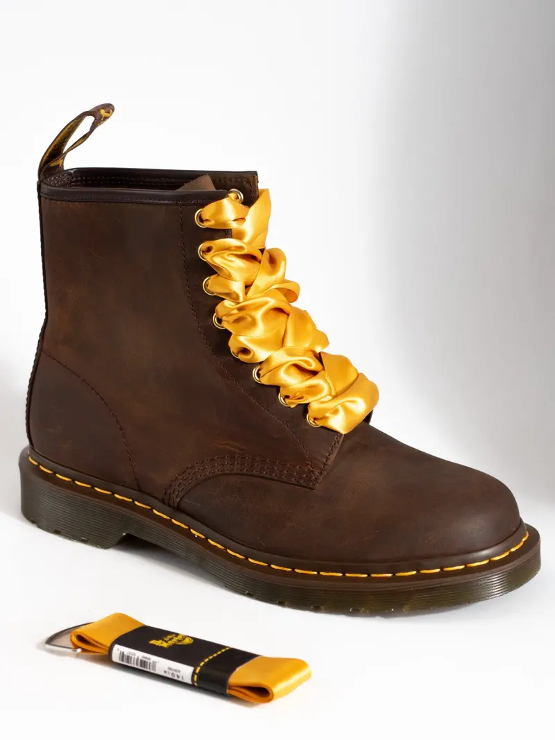 Dr. Martens Ribbon Laces Yellow Gold 140Cm 1