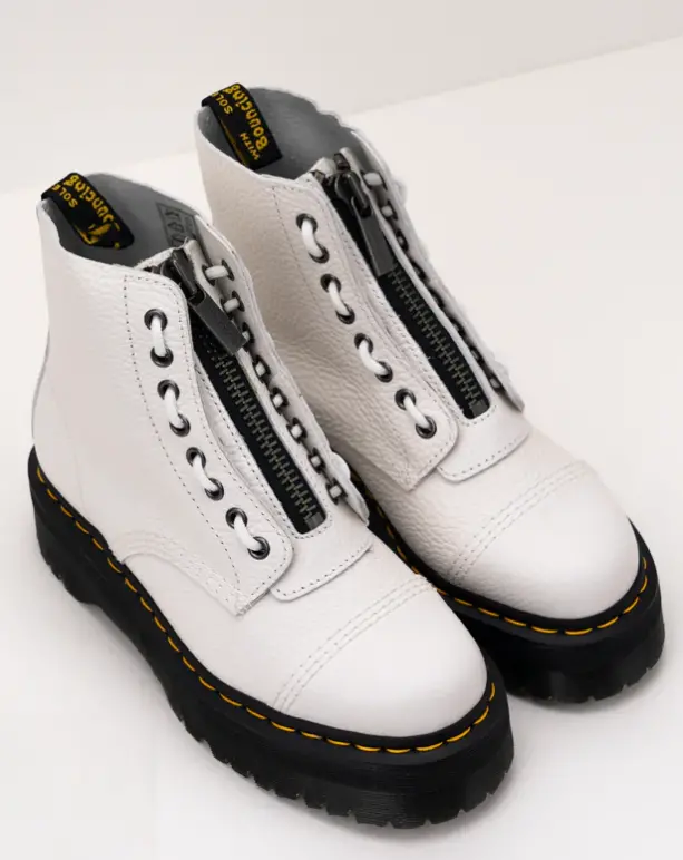 Dr. Martens Sinclair White Milled Leather 1