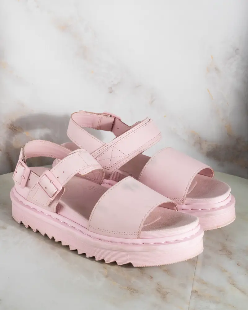 Dr. Martens Voss Pink Mono Uk 7 - Pre-Loved 1