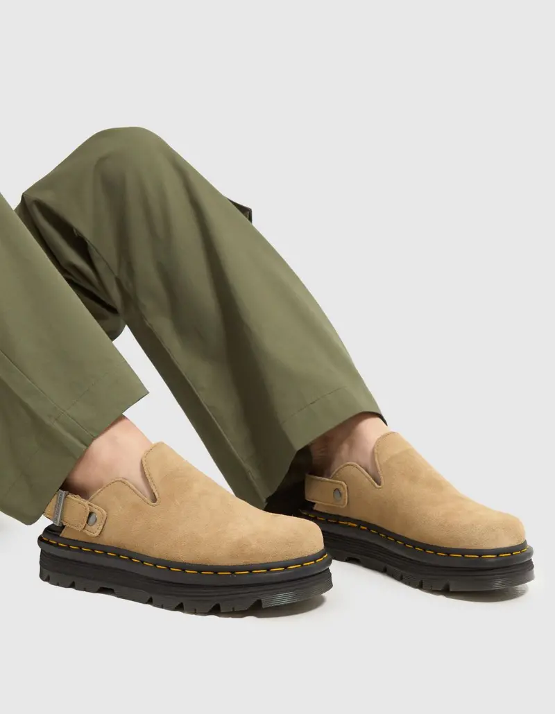 Dr. Martens Zebzag Beige Suede 1