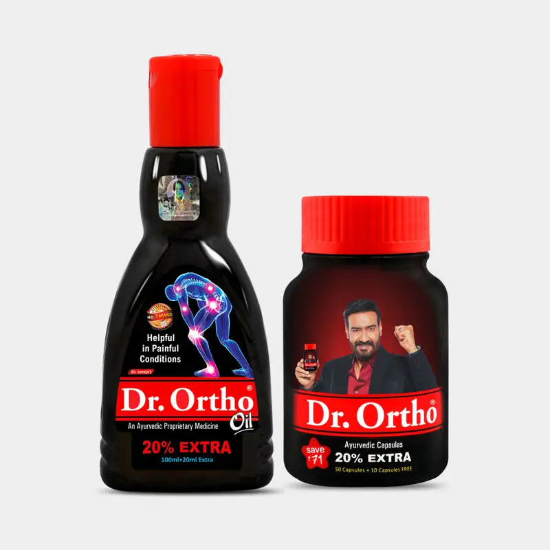 Dr. Ortho Joint Pain Oil & Joint Pain Relief Capsule (Oil 120Ml + 60 Capsules) 1