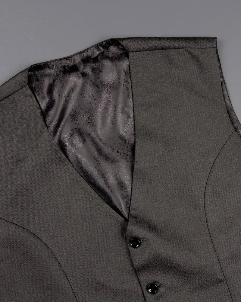 Dune Black Wool Rich Waistcoat 4
