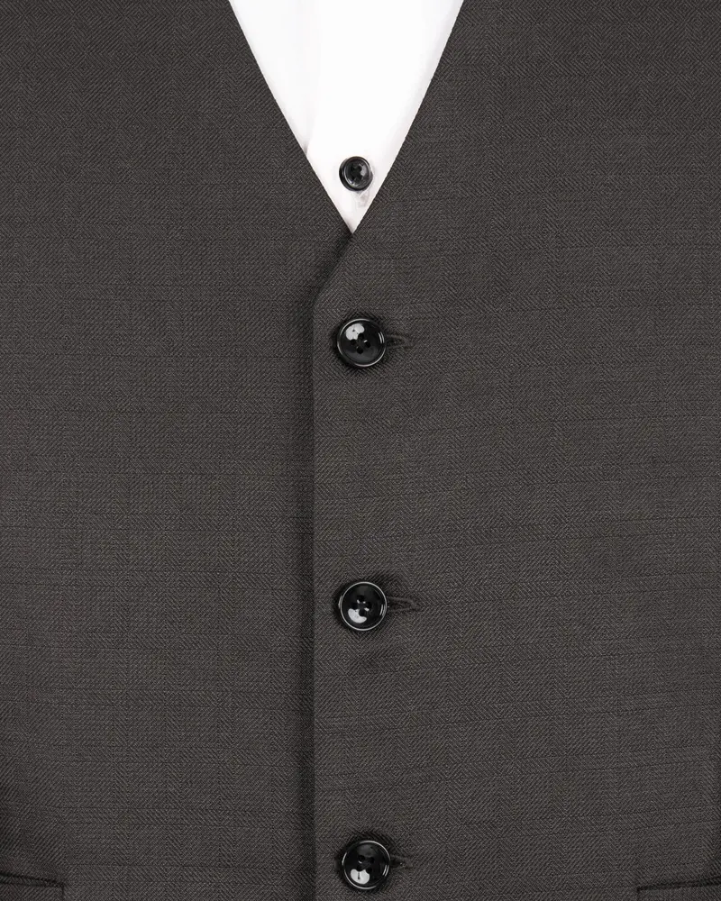 Dune Black Wool Rich Waistcoat 5
