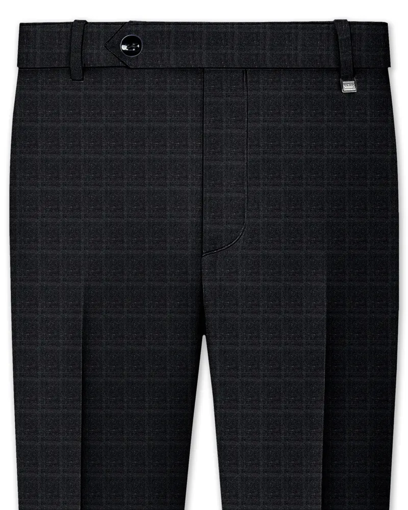 Dune Gray Plaid Pant 1
