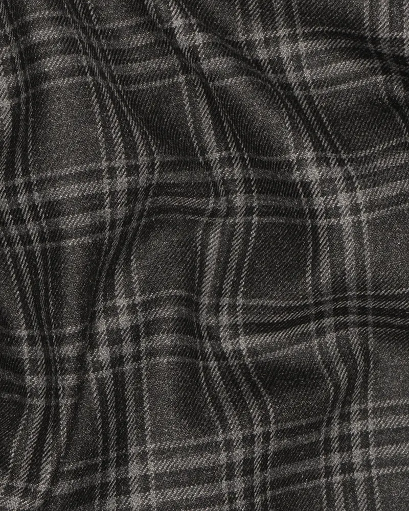 Dune Gray Plaid Woolrich Pant 3