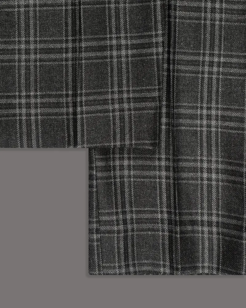 Dune Gray Plaid Woolrich Pant 6