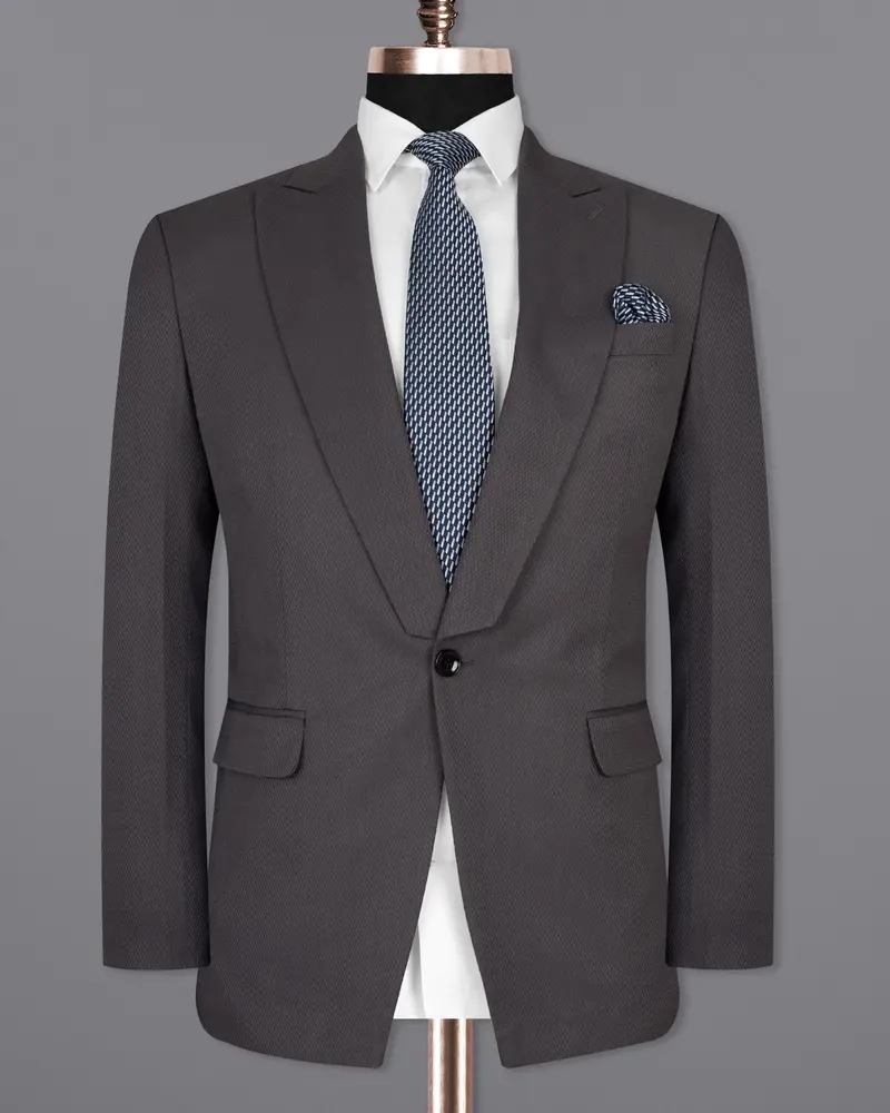 Dune Grey Wool Rich Blazer 8