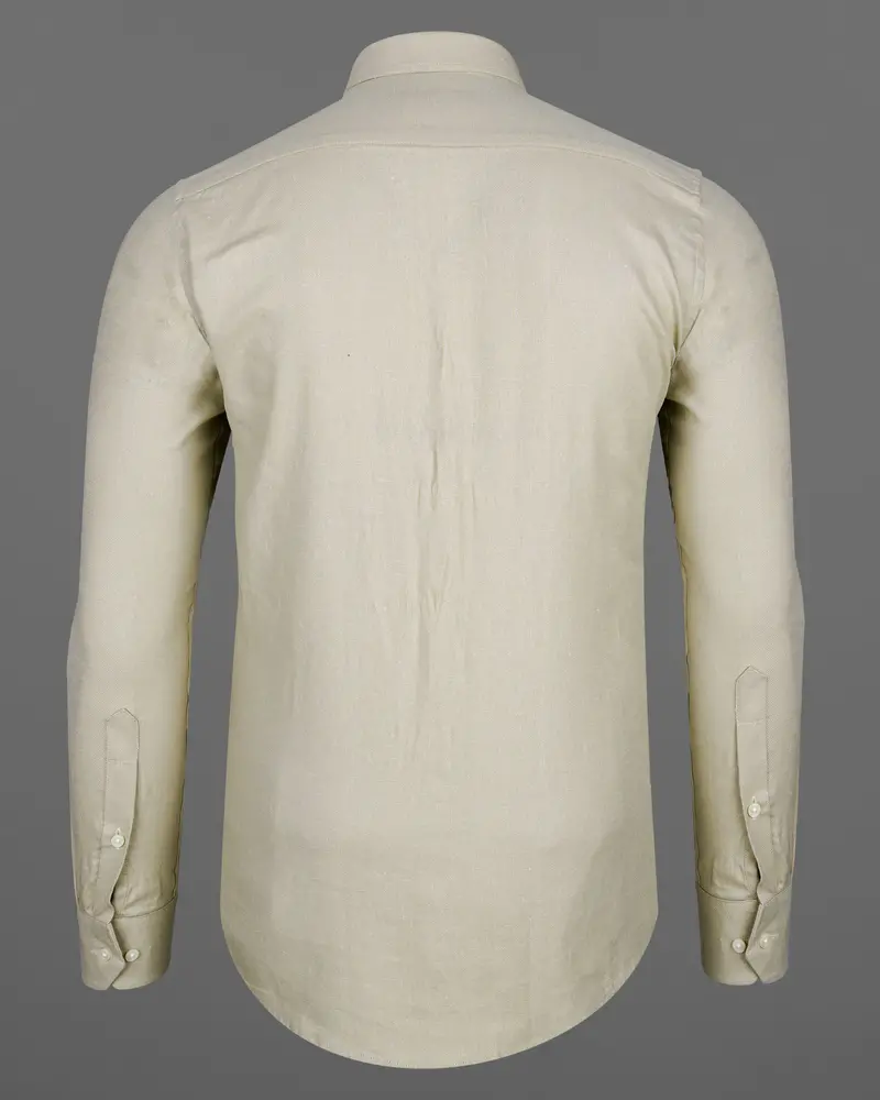 Dust Storm Brown Luxurious Linen Shirt 6