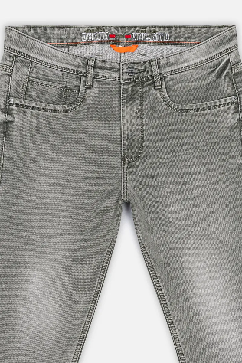 Dusty Gray Stone Wash Denim 4