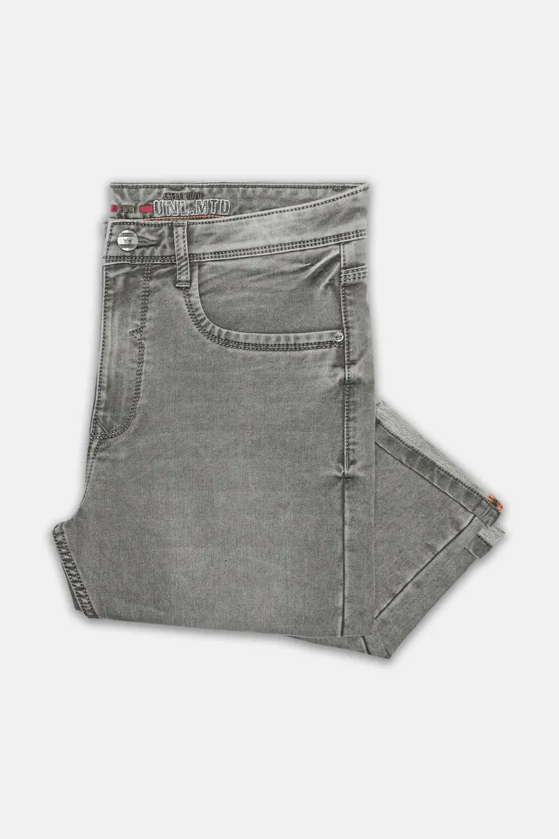 Dusty Gray Stone Wash Denim 6