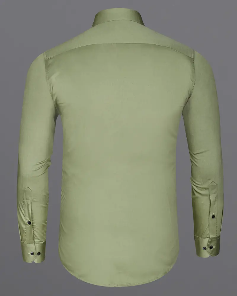 Eagle Green Subtle Sheen Super Soft Premium Cotton Shirt 6