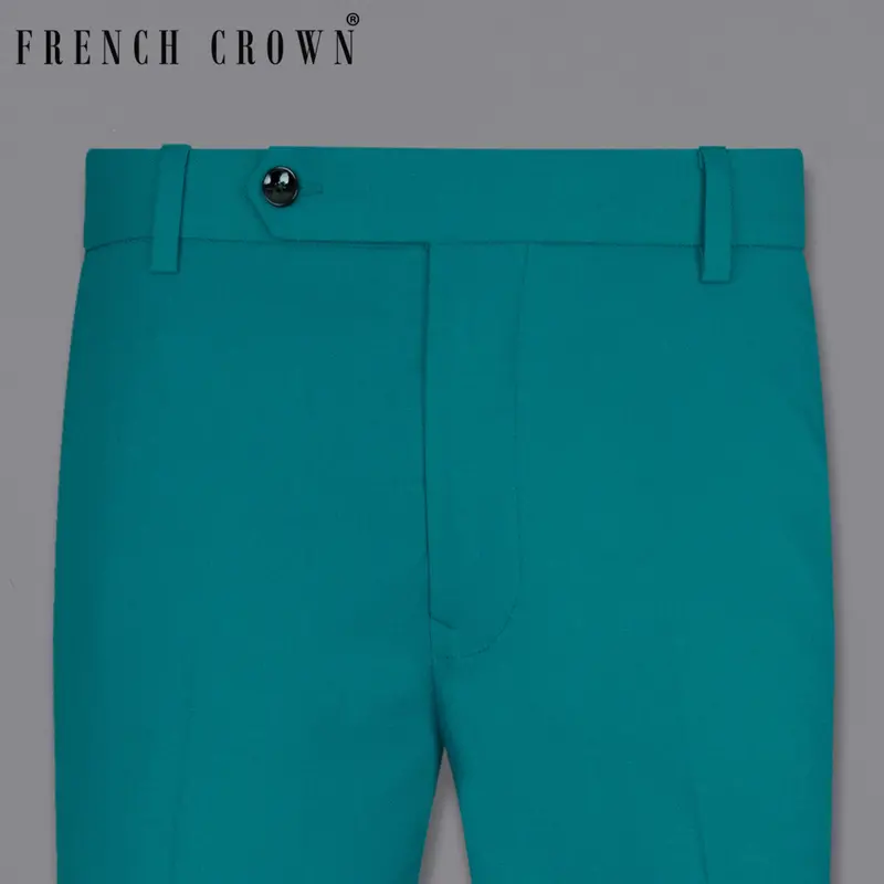 Eastern Blue Wool Rich Pant 1