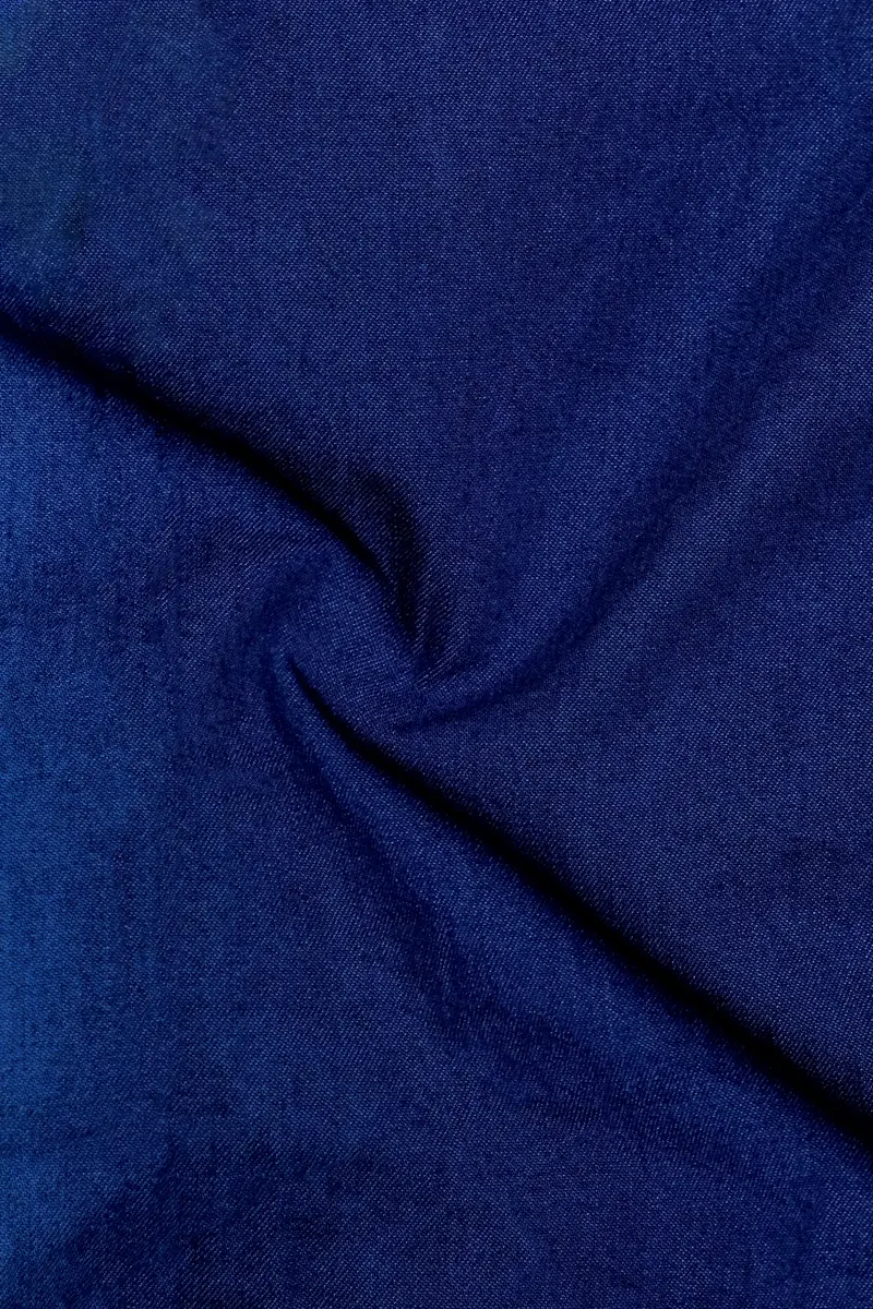 Ebony Blue Lightweight Denim Designer Shirt 3