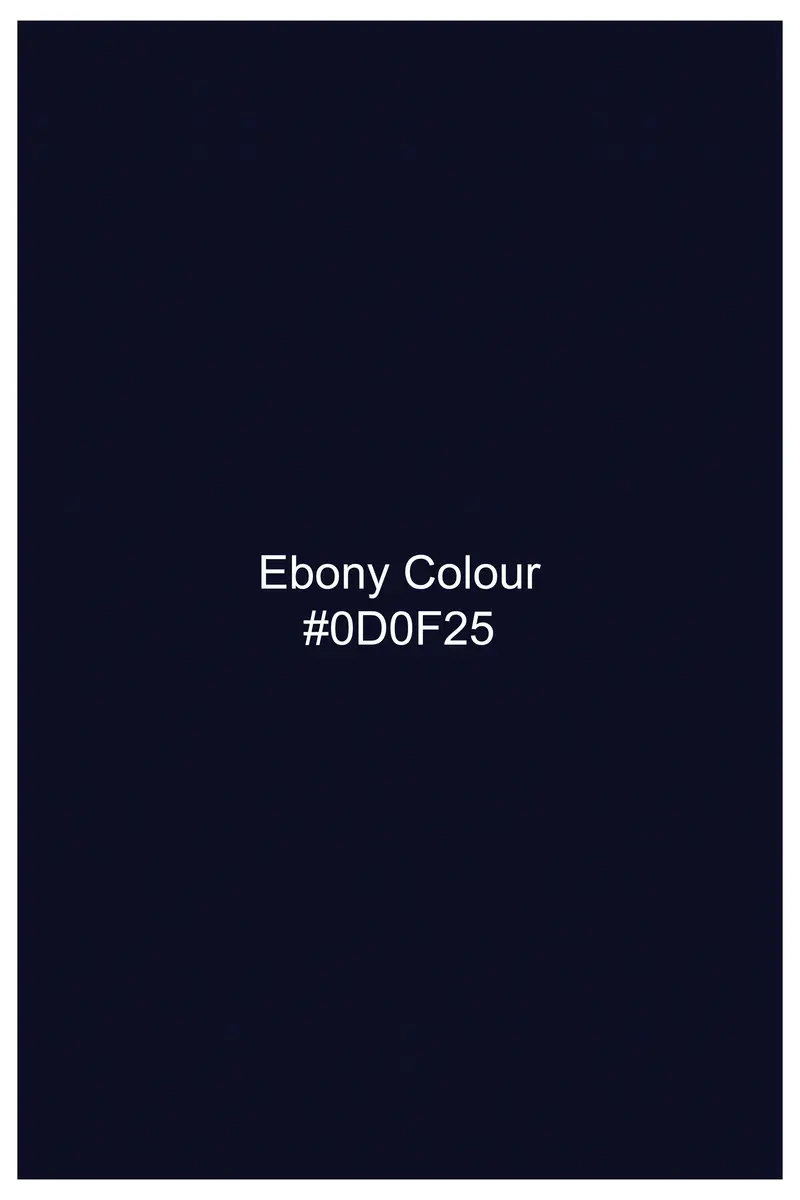 Ebony Blue Super Soft Dobby Premium Cotton Shirt 7
