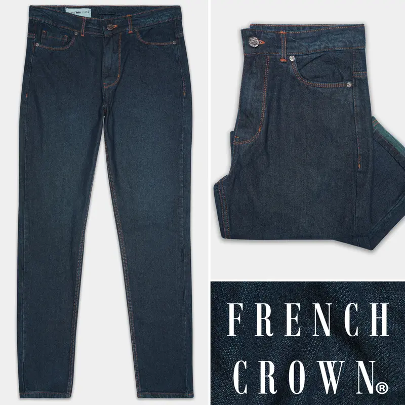 Ebony Clay Blue Rinse Wash Denim 1