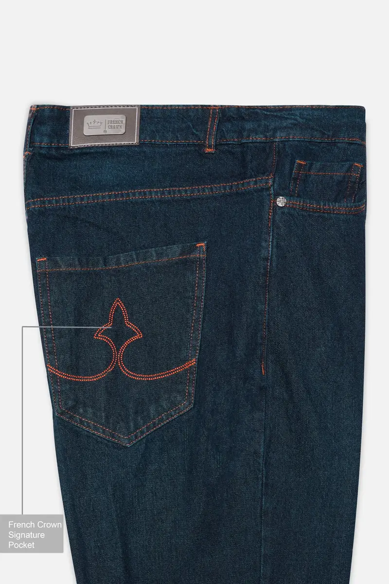 Ebony Clay Blue Rinse Wash Denim 7